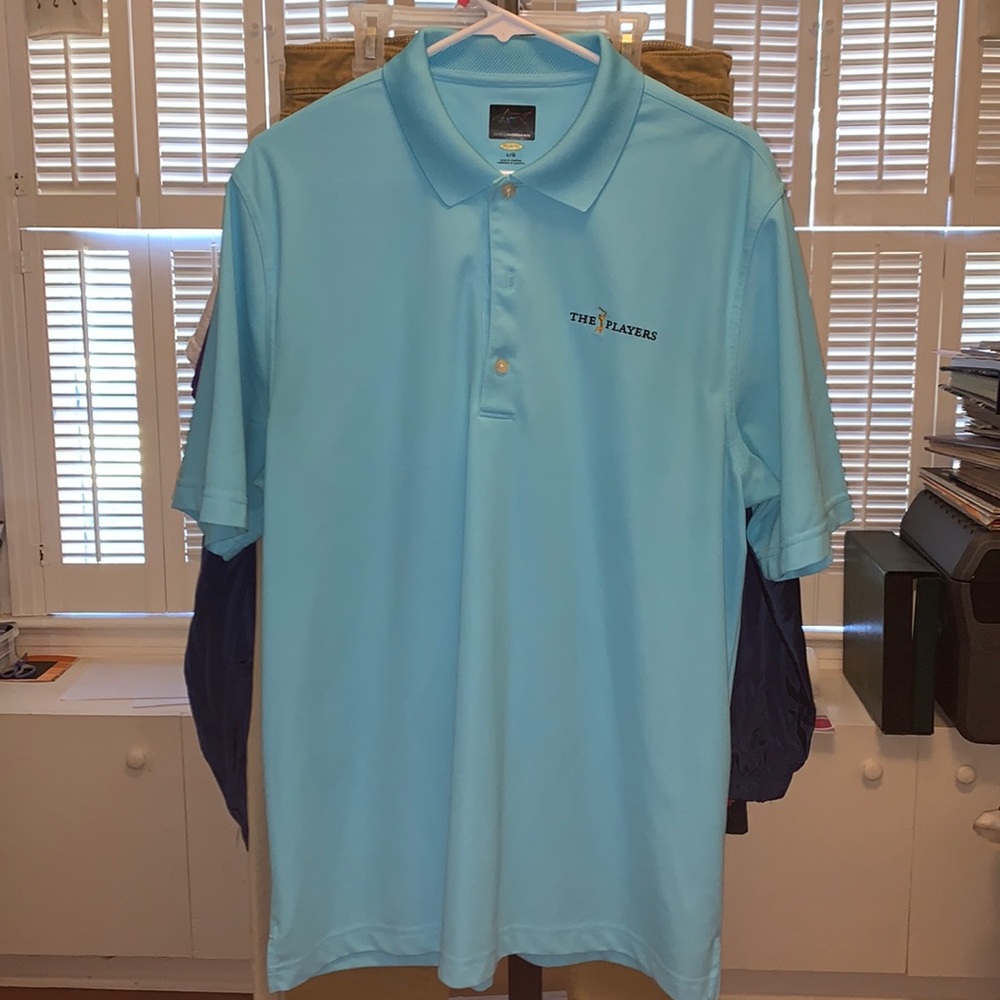 Mens THE PLAYERS X GREG NORMAN POLO